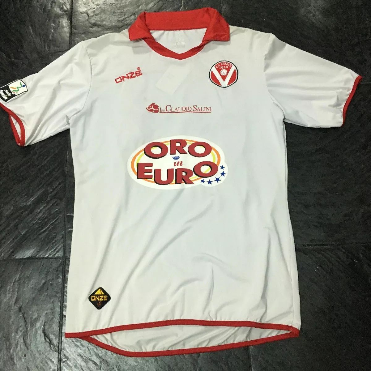 Maillot De Football Varese - Taille M, Numéro 10, Blanc - Occasion