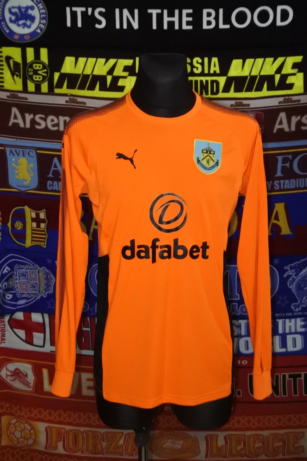 Maillot de football Burnley extérieur 2018/2019 taille M