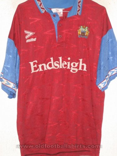Burnley Home maglia di calcio 1993 - 1995