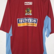 Burnley Home camisa de futebol 2004 - 2005 sponsored by Hunters
