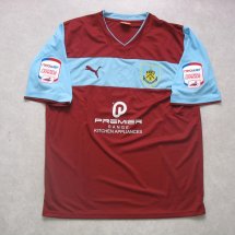 Burnley Home camisa de futebol 2012 - 2013 sponsored by Premier Range Kitchen Applicances