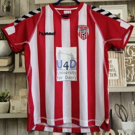 Derry City Home Camiseta de Fútbol 2010 sponsored by University for Derry