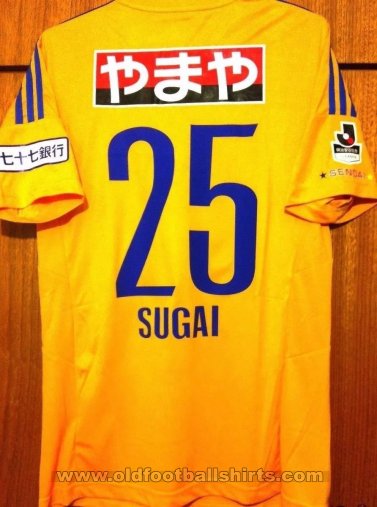 Vegalta Sendai Home football shirt 2015