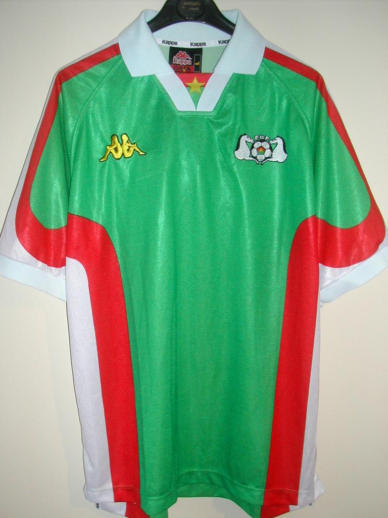 Burkina Faso Home baju bolasepak 1998 