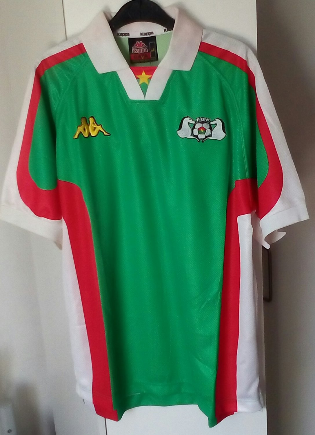 Burkina Faso Home baju bolasepak 1998 