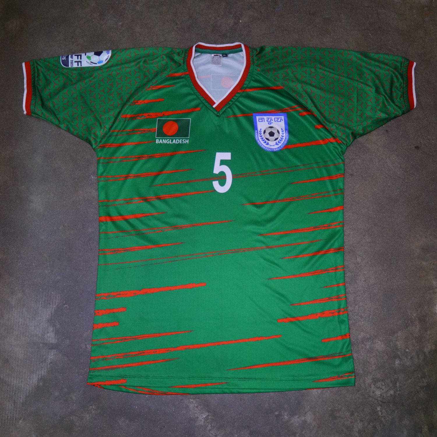 Nouvelle saison Bangladesh Home Maillot de foot 2021 2023.