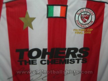 Sligo Rovers Baju piala baju bolasepak 2009