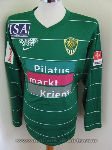 SC Kriens Away football shirt 2010 - 2011