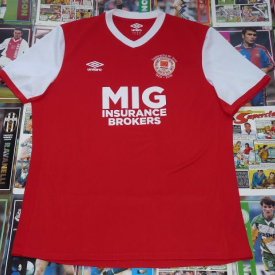 St Patricks Athletic Home football shirt 2019 sponsored by MIG Insurance Brokers
