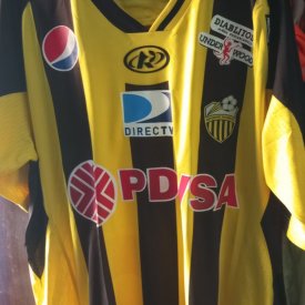 Deportivo Táchira FC Home football shirt 2011 sponsored by PDVSA
