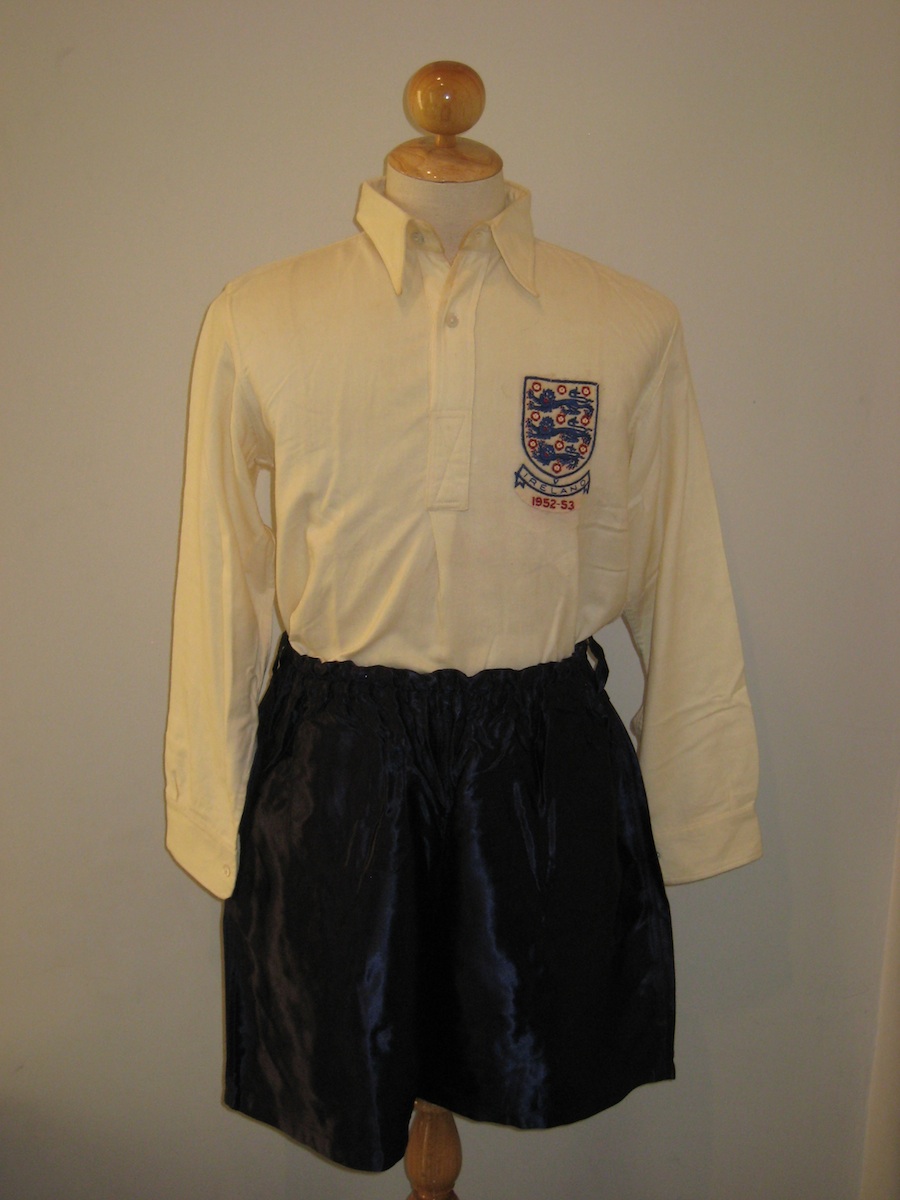 England Home football shirt 1951 1953.