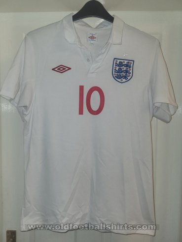 England Home football shirt 2009 - 2010