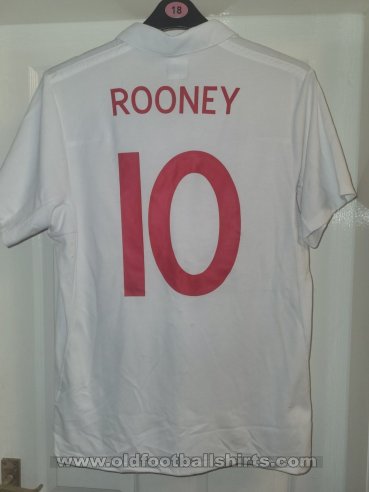 England Home football shirt 2009 - 2010