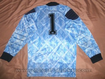 England Penjaga gol baju bolasepak 1990 - 1991