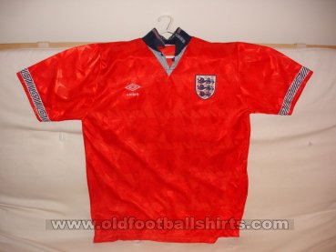 England Μακριά φανέλα ποδόσφαιρου 1990 - 1993