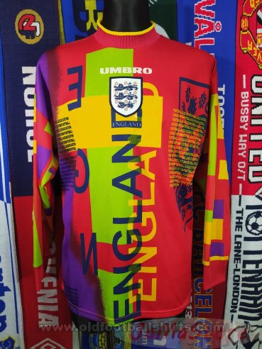 England Goalkeeper football shirt 1995 - 1996