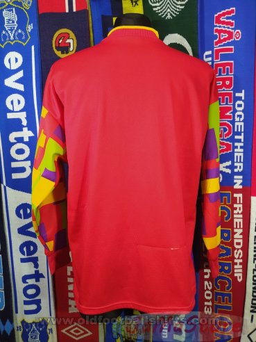 England Goalkeeper football shirt 1995 - 1996
