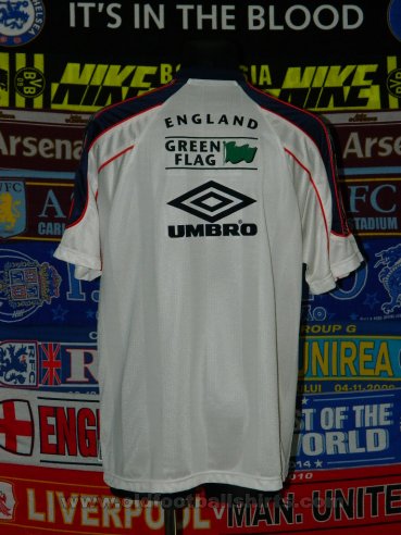 England Training/Leisure football shirt 1997 - 1998