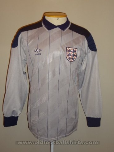 England Penjaga gol baju bolasepak 1987