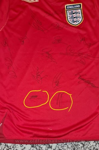 England Away football shirt 2006 - 2008