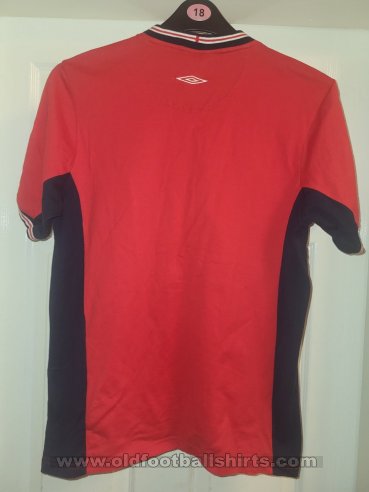 England Training/Leisure football shirt 2002 - 2004
