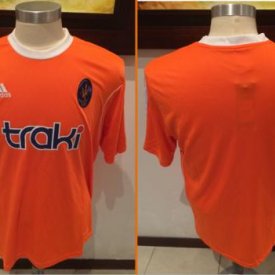 Deportivo La Guaira Home football shirt 2014 sponsored by Traki