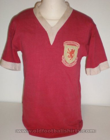 Wales Home football shirt 1956 - 1963