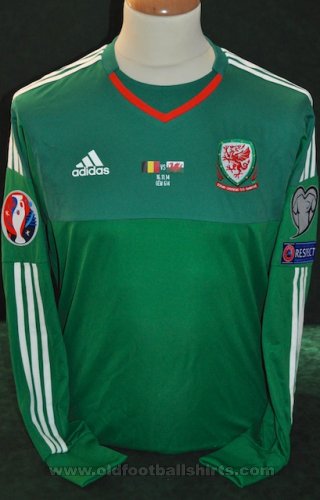 Wales Goalkeeper football shirt 2014 - 2015