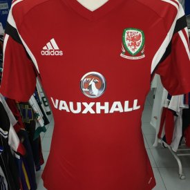 Wales Training/Leisure football shirt 2013 sponsored by Vauxhaul