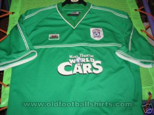 Cardiff City Away football shirt 2001 - 2002