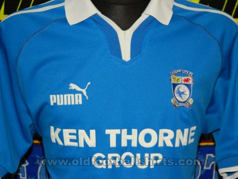 Cardiff City Home football shirt 2002 - 2003