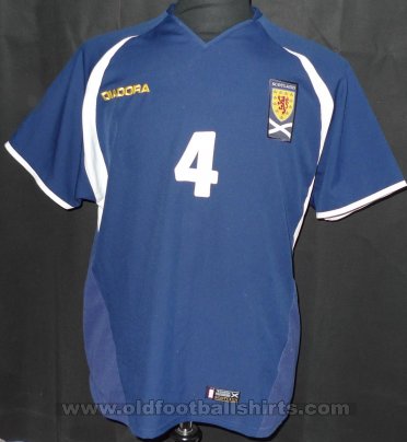 Scotland Womens Teams football shirt 2003 - 2005