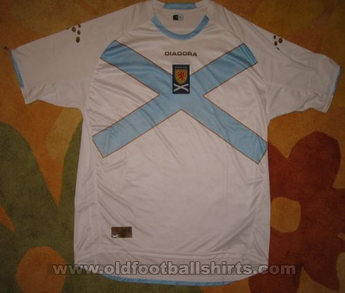 Scotland Uit  voetbalshirt  2007 - 2008