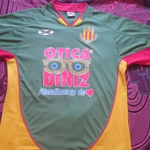 Sampaio Correa FC Home football shirt 2006 sponsored by Óticas Diniz