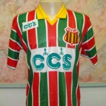 Sampaio Correa FC Home football shirt 1993 sponsored by CCS