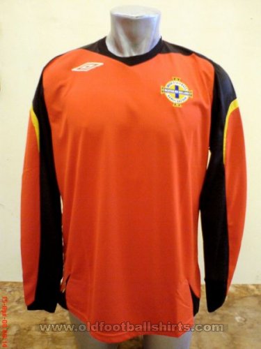 Northern Ireland Goleiro camisa de futebol 2006 - 2008