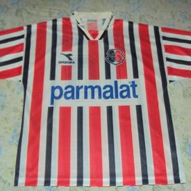 Santa Cruz Home football shirt 1997 sponsored by Parmalat
