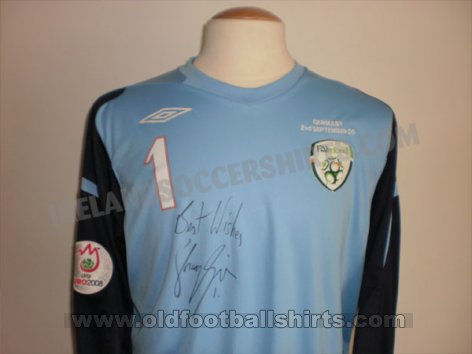 Republic of Ireland Goalkeeper football shirt 2005 - 2007