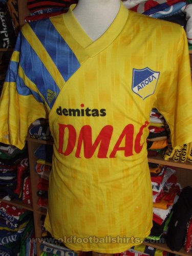 APOEL Home football shirt 1992 - 1994