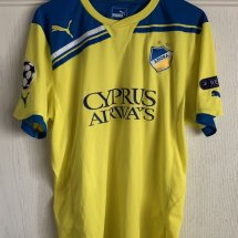 APOEL Home football shirt 2011 - 2012 sponsored by Cyprus Airways