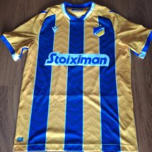 APOEL Home football shirt 2022 - 2023 sponsored by Stoixman