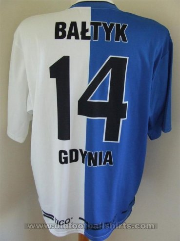 Bałtyk Gdynia Home football shirt 2004 - 2005