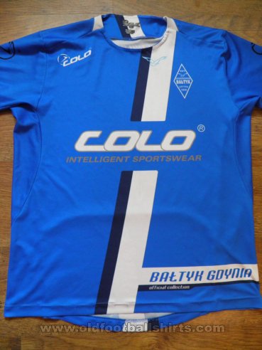 Bałtyk Gdynia Home football shirt 2009 - 2010