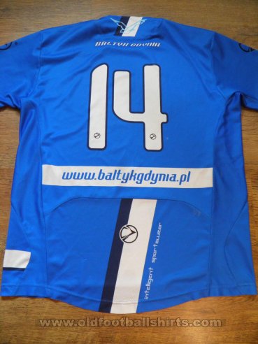 Bałtyk Gdynia Home football shirt 2009 - 2010