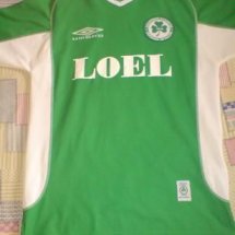 Omonia Home football shirt 2003 - 2005 sponsored by Loel