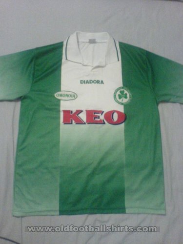 Omonia Visitante Camiseta de Fútbol 1997 - 1998