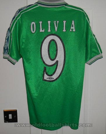 Omonia Home camisa de futebol 1998 - 2000