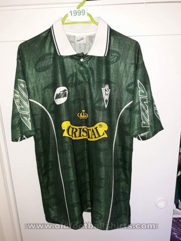 Santiago Wanderers Home φανέλα ποδόσφαιρου 1998 - 1999