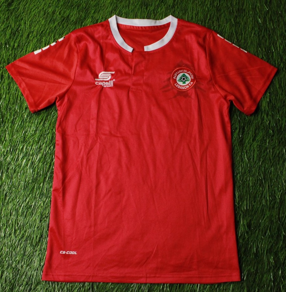 Lebanon Home football shirt 2017.