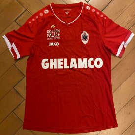 Royal Antwerp Football Club Home football shirt 2021 - 2022 sponsored by Ghelamco